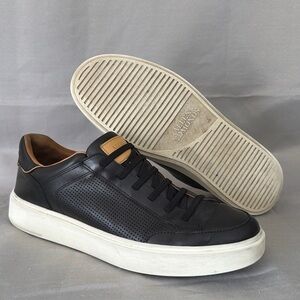 Allen Edmonds "OLIVER" Men's Slip-On Stretch Lace Sneakers 11.5 D  Black Street